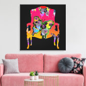 Vlinders Stoel Canvas Print (Insitu (Woonkamer))