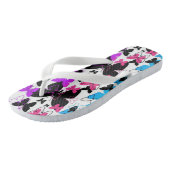 Vlinders teenslippers (Schuin)