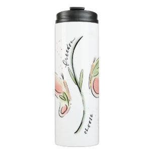 Vlinders Thermische Tumbler Kies Vrijheid Quote Thermosbeker