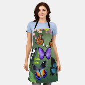 Vlinders tijdens de vlucht schort (Gedragen)