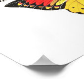 Vlinders, Transparante achtergrond, Poster (Hoek)