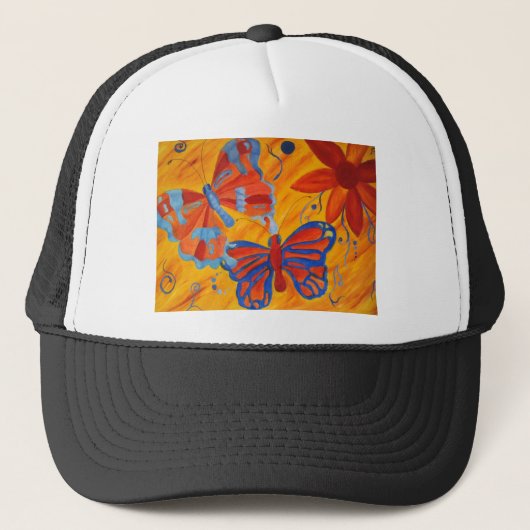 Vlinders Trucker Pet (Voorkant)