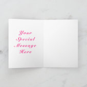 Vlinders Valentijnsdag Kaart met aangepaste tekst (Binnen)