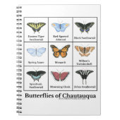 Vlinders van Chautauqua Notitieboek (Voorkant)