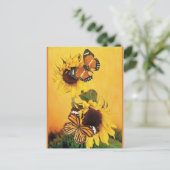 Vlinders van de zomer 1 briefkaart (Staand voorkant)