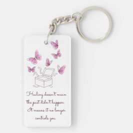 Vlinders van genezing sleutelhanger