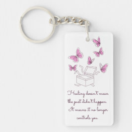 Vlinders van genezing sleutelhanger