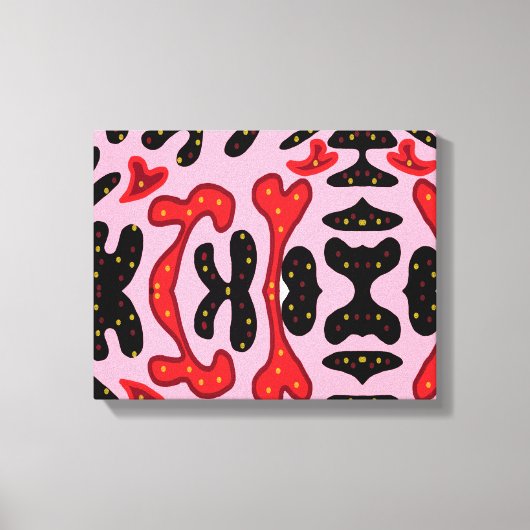 Vlinders van vreugde canvas afdruk (Voorkant)