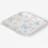 Vlinders Verjaardag Party Douche Trouwen Papieren Bordje (Gebogen)