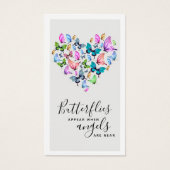 Vlinders verschijnen als engelen in de buurt zijn visitekaartje (Voorkant)