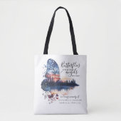 Vlinders verschijnen engelen gedenkteken tote bag (Voorkant)