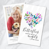 Vlinders verschijnen Engelen zijn in de buurt van  Visitekaartje