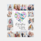 Vlinders verschijnen wanneer engelen in de buurt v fleece deken (Voorkant)