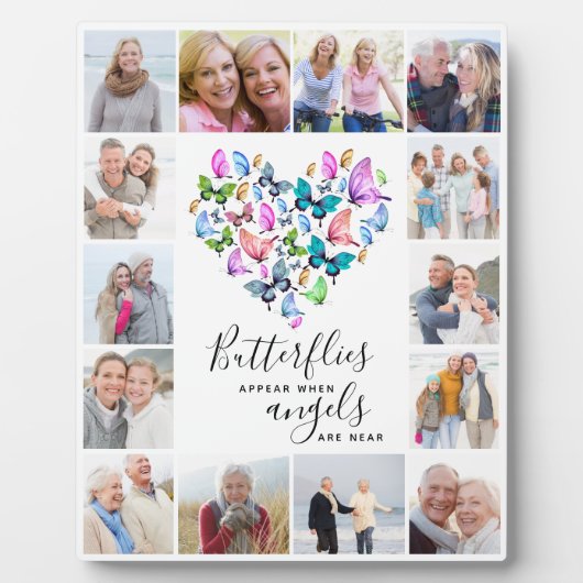 Vlinders verschijnen wanneer engelen in de buurt v fotoplaat (Voorkant)