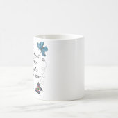 Vlinders verschijnen wanneer engelen in de buurt v koffiemok (Center)