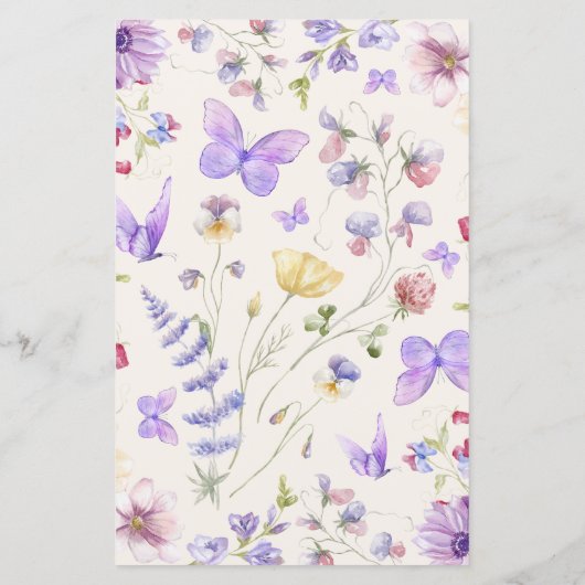 vlinders vind het gast bingogame (Achterkant)