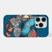 Vlinders Vintage iPhone Hoesje (Achterkant horizontaal)