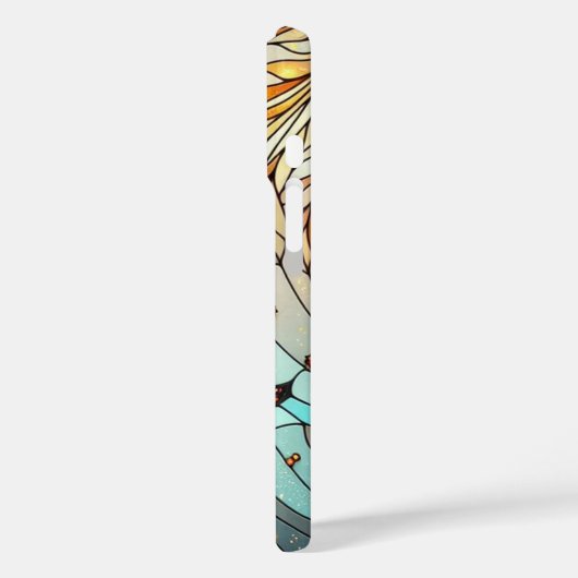 Vlinders Vlekglas Patroon Case-Mate iPhone Case (Achterkant / Links)