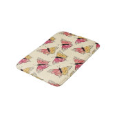 Vlinders vliegen: naadloos ivoren patroon badmat (Gekanteld)