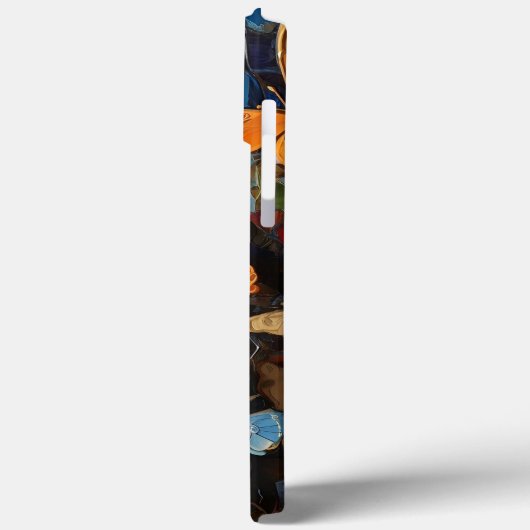 Vlinders vliegt tussen levendige Natuur schilderij Case-Mate iPhone Case (Achterkant / Links)