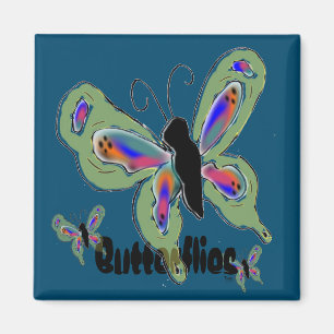 Vlinders Vlinder Abstract Magneet