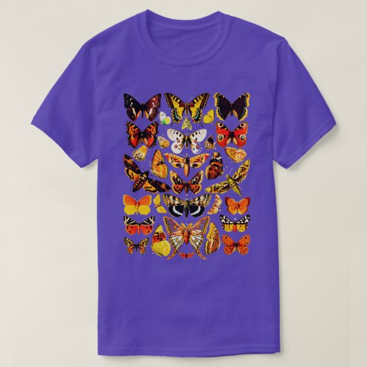 Vlinders Vlinder Collectie Lepidopide T-shirt (Design voorkant)