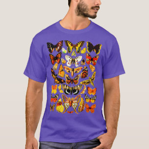 Vlinders Vlinder Collectie Lepidopide T-shirt