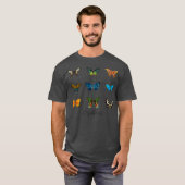 vlinders vlinder entomologie t-shirt (Voorkant volledig)