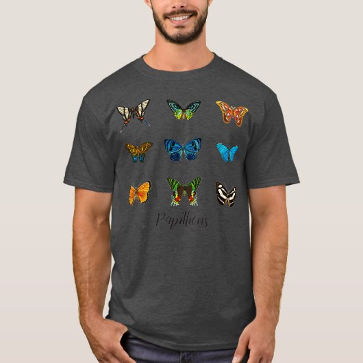 vlinders vlinder entomologie t-shirt (Voorkant)