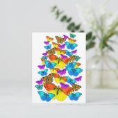 Vlinders! Vlinders! Briefkaart (Staand voorkant)