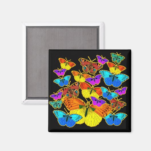 Vlinders! Vlinders! Magneet (Voorkant / Achterkant)