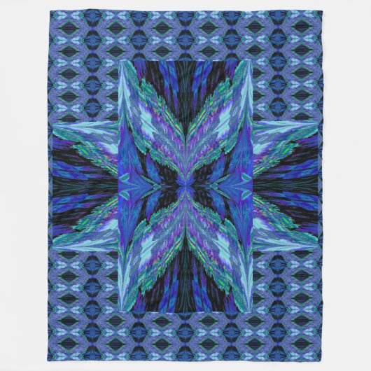 Vlinders voor Anastacia 11 Fleece Deken (Voorkant)