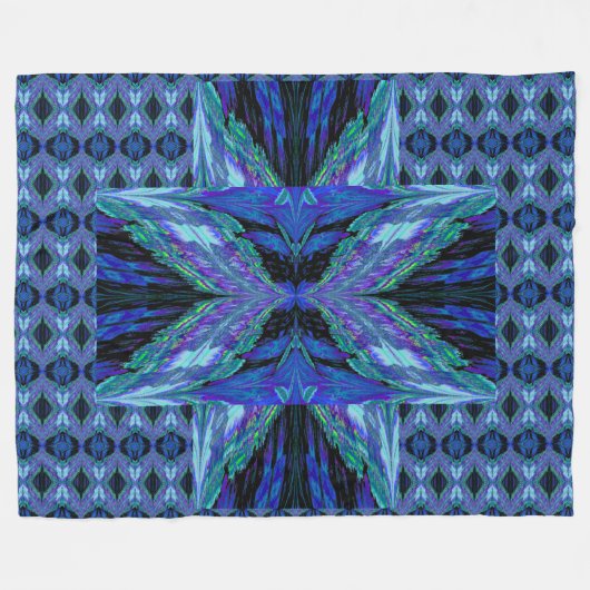 Vlinders voor Anastacia 11 Fleece Deken (Voorkant (Horizontaal))