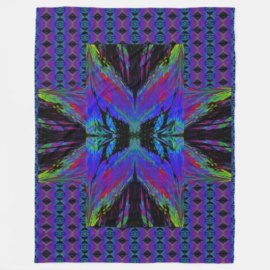 Vlinders voor Anastacia 26 Fleece Deken (Voorkant)