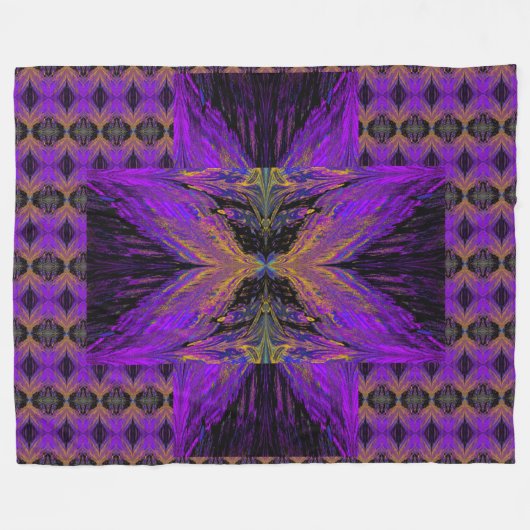 Vlinders voor Anastacia 29 Fleece Deken (Voorkant (Horizontaal))