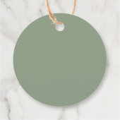 Vlinders voor het leven Bruidsmeisjesfeest Tafel Bedankjes Labels (Achterkant)