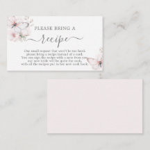 Vlinders Vrijgezellenfeest Recept Kaart Aanvraag