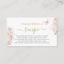 Vlinders Vrijgezellenfeest Recept Kaart Aanvraag