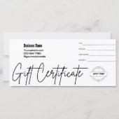 Vlinders Wens Paardebloem Cadeaubon (Achterkant)