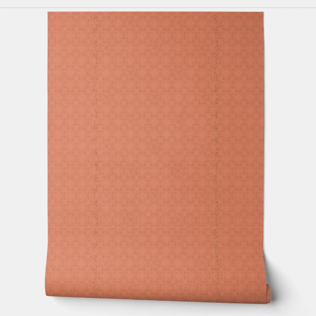 Vlinders & Wervelende Ontwerpen oranje Behang (Afrollen)