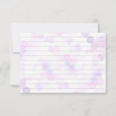 Vlinders Wildbloemen Vrijgezellenfeest Recept Kaar Kaart (Achterkant)