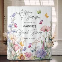 Vlinders Wildflower Vrijgezellenfeest Achtergrond