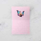 vlinders zeilboot kaart (Binnen)