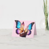 vlinders zeilboot kaart (Voorkant)