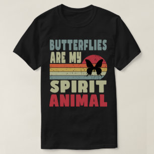 Vlinders zijn mijn Spirit Animal T-shirt