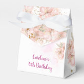 Vlinders zoenen en verjaardagswensen bedankdoosjes (Voorkant Zijde)