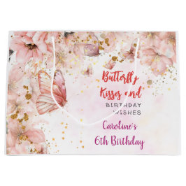 Vlinders zoenen en verjaardagswensen groot cadeauzakje
