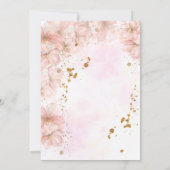 Vlinders zoenen en Verjaardagswensen Uitnodiging (Achterkant)