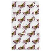 vlinderschaduw op wit klein cadeauzakje (Achterkant)