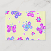 vlinderschermafbeelding visitekaartje (Achterkant)